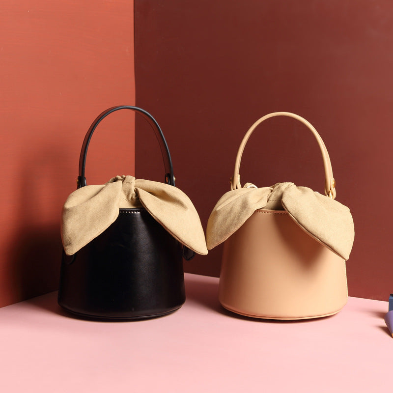Juliette bow bucket bag