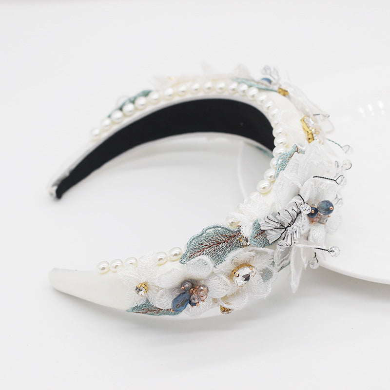 Pearl Lace, Petals, Diamonds, Crystals, Geometric All-Match Women's Prom Hair Accessories