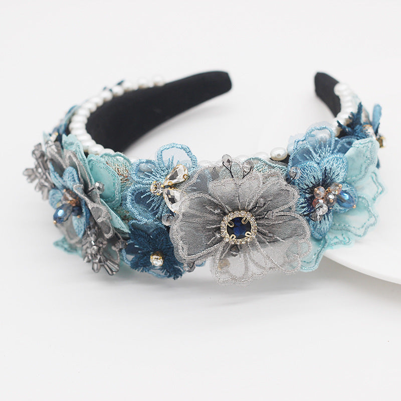 Pearl Lace, Petals, Diamonds, Crystals, Geometric All-Match Women's Prom Hair Accessories