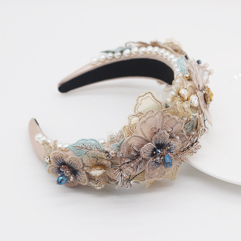 Pearl Lace, Petals, Diamonds, Crystals, Geometric All-Match Women's Prom Hair Accessories