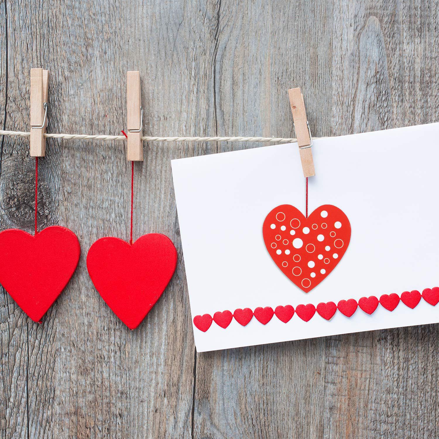 Self-adhesive Heart-shaped Party Stickers