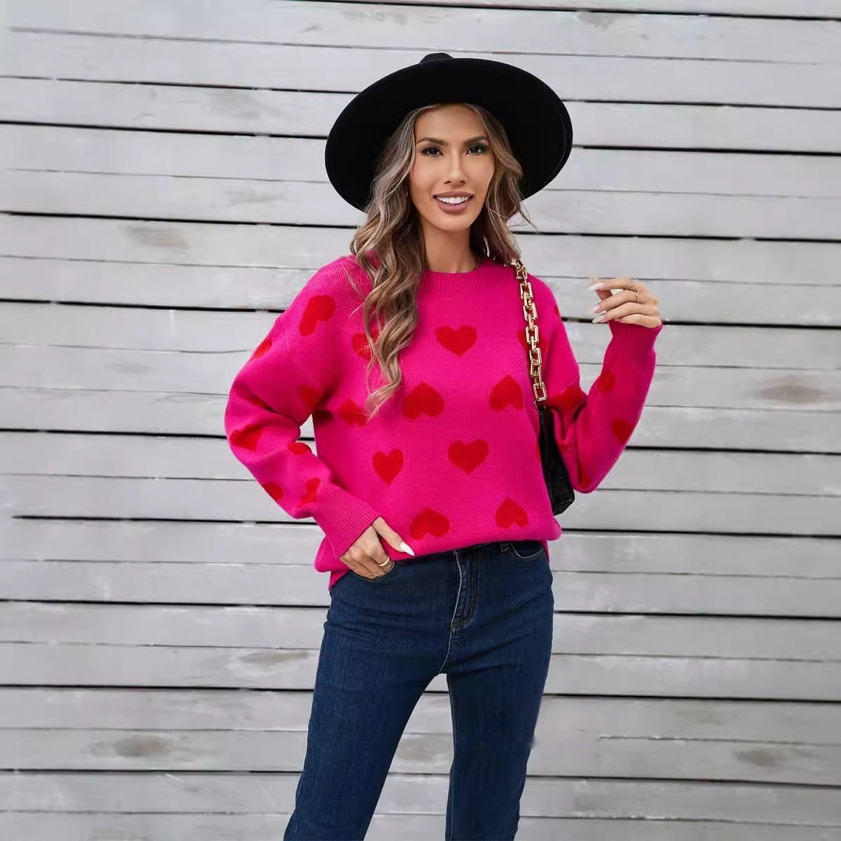 My Valentine Heart Shaped Sweater