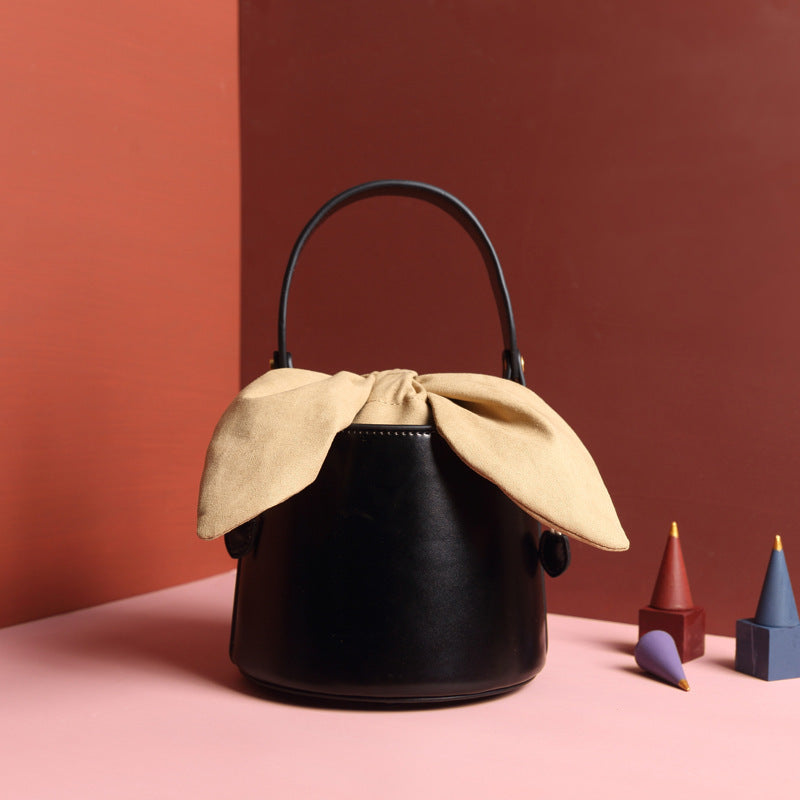 Juliette bow bucket bag