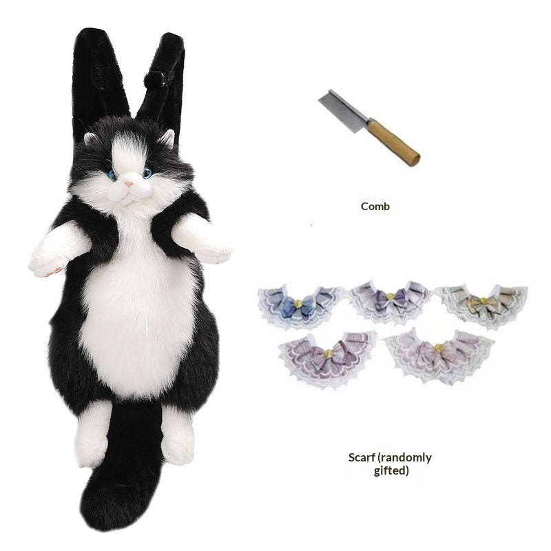 Adorable Plush Kitty Shoulder Bag