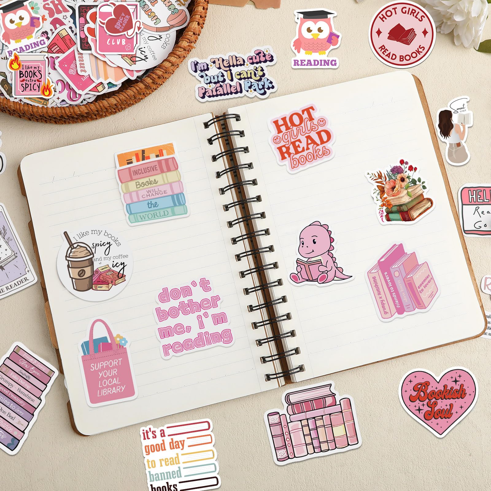 Book Stickers for the Romance Lovers